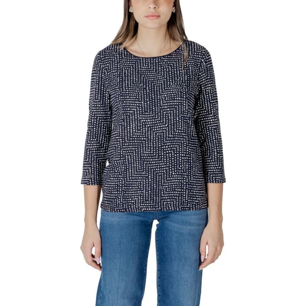 Street One Blue Viscose Long Sleeve Women's T-Shirt